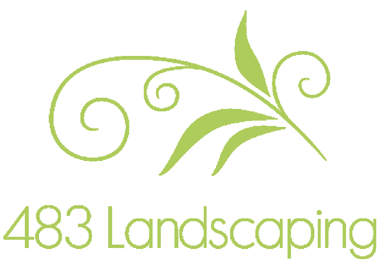 483 Landscaping logo.