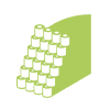 Retaining wall icon.
